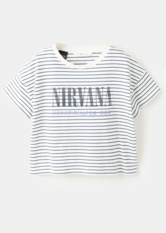 T-Shirt mit Nirvana-Design