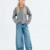 T-Shirt mit Perlendetails