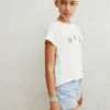Bestickte Baumwollshorts Bestickte Baumwollshorts