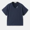 T-Shirt mit Perlmuttknöpfen T-Shirt mit Perlmuttknöpfen