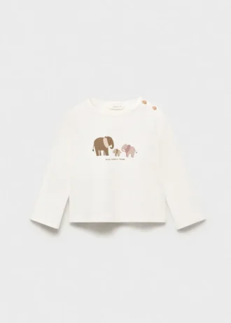 T-Shirt mit Prägedruck