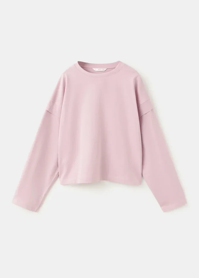 T-Shirt mit Ärmeldetail T-Shirt mit Ärmeldetail
