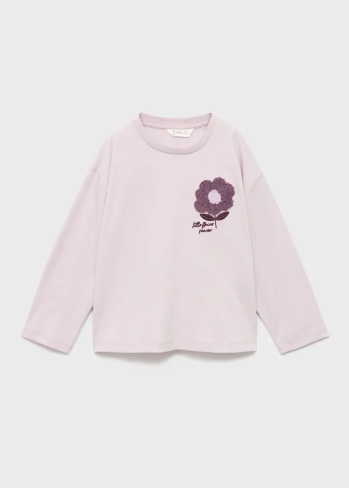 T-Shirt mit Stickerei T-Shirt mit Stickerei