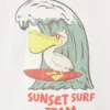 T-Shirt mit Surf-Print T-Shirt mit Surf-Print