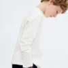 T-Shirt mit Tasche und Nahtdetails T-Shirt mit Tasche und Nahtdetails