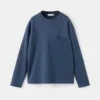T-Shirt mit Tasche und Nahtdetails T-Shirt mit Tasche und Nahtdetails