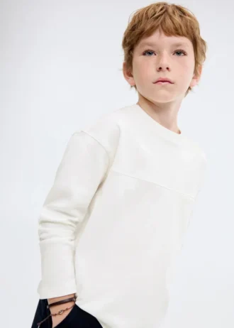 T-Shirt mit Tasche und Nahtdetails