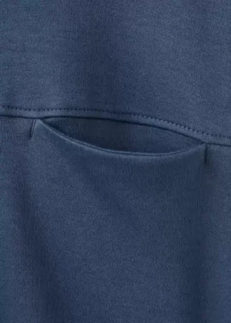 T-Shirt mit Tasche und Nahtdetails