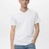 T-Shirt mit V-Ausschnitt