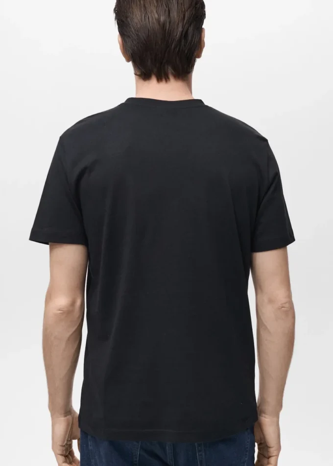 T-Shirt mit V-Ausschnitt