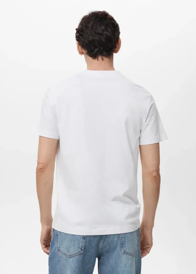 T-Shirt mit V-Ausschnitt