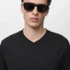 T-Shirt mit V-Ausschnitt
