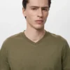 T-Shirt mit V-Ausschnitt