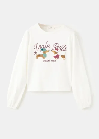 T-Shirt mit Weihnachtsmotiv