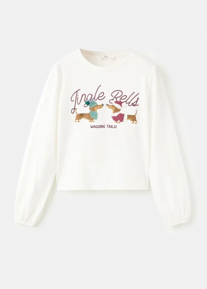 T-Shirt mit Weihnachtsmotiv