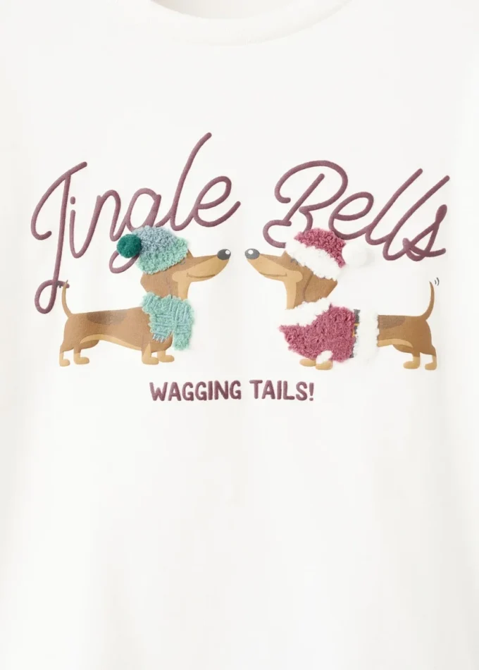 T-Shirt mit Weihnachtsmotiv