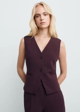 Taillierte Anzugweste