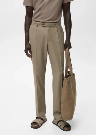 Tapered-Crop-Hose aus Baumwolle