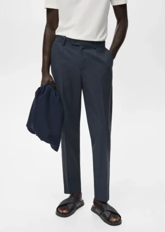 Tapered-Crop-Hose aus Baumwolle