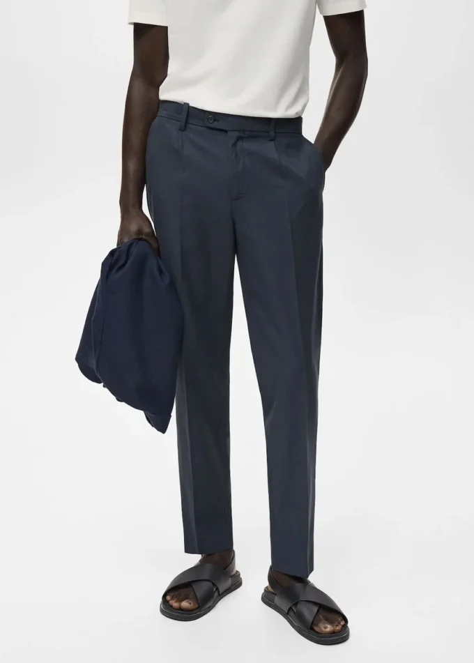 Tapered-Crop-Hose aus Baumwolle