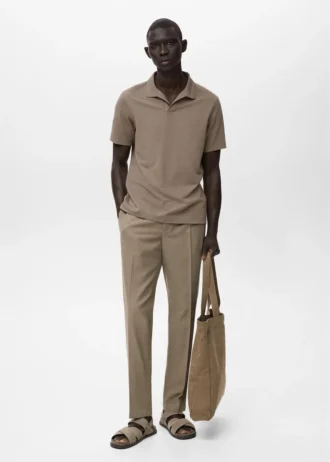 Tapered-Crop-Hose aus Baumwolle
