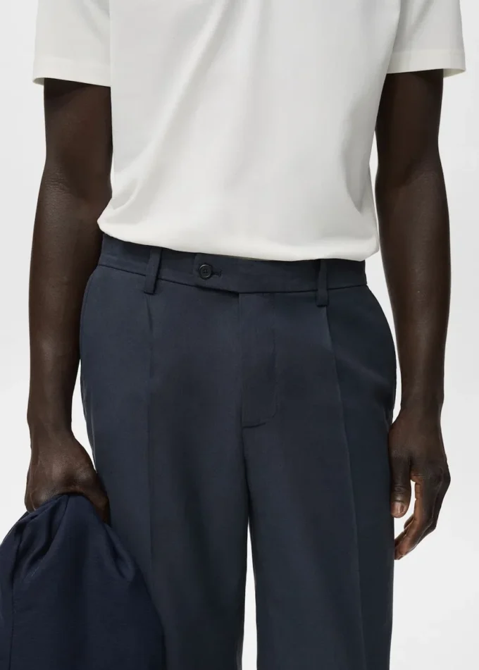 Tapered-Crop-Hose aus Baumwolle