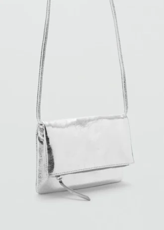 Tasche mit Metallic-Effekt
