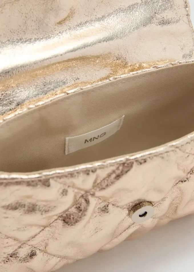 Tasche mit Metallic-Effekt