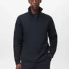 Technisches Sweatshirt mit Reißverschluss und regulärer Passform