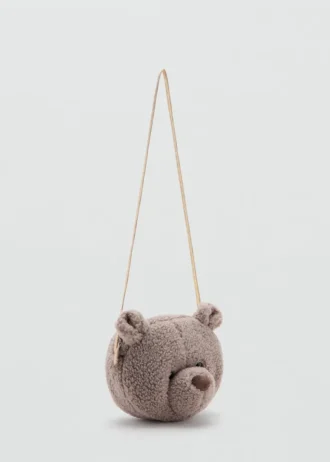 Teddybär-Tasche in Lammfelloptik