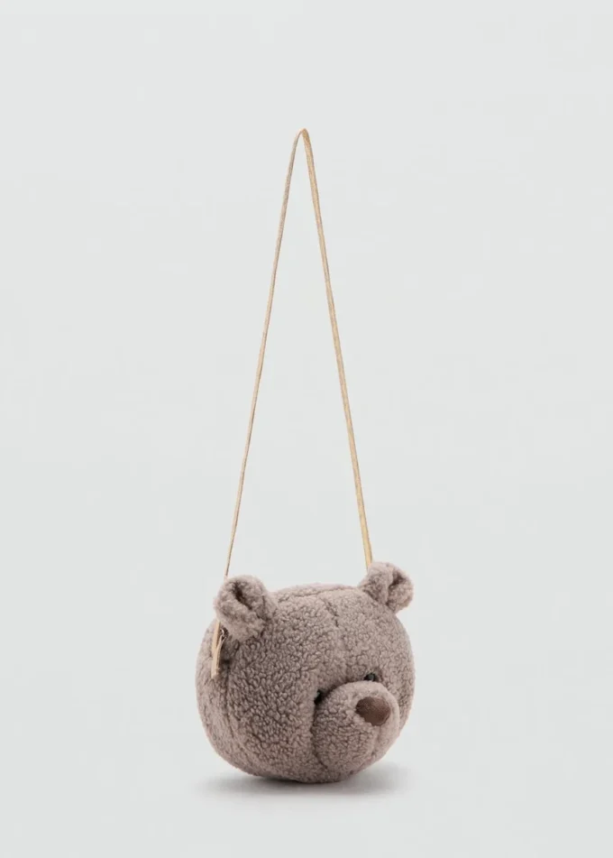 Teddybär-Tasche in Lammfelloptik Teddybär-Tasche in Lammfelloptik