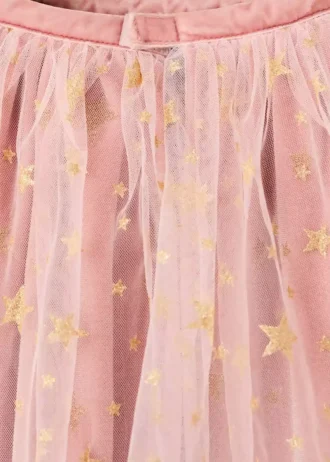 Tüllcape mit Glitzersternen Tüllcape mit Glitzersternen