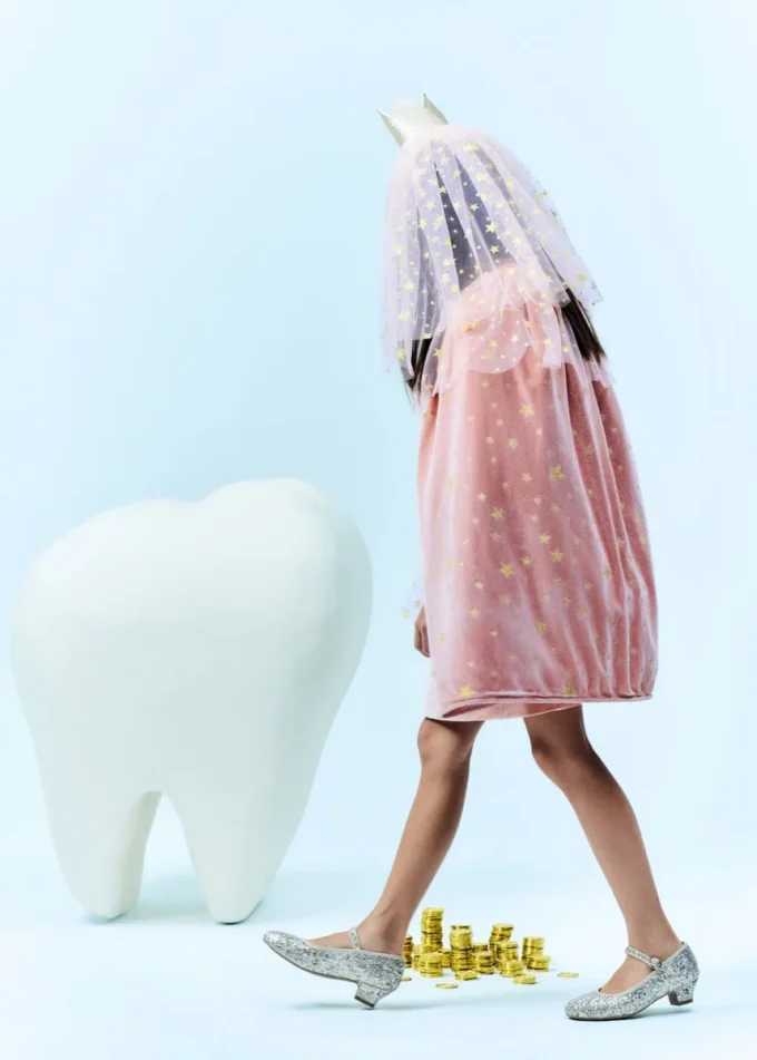 Tüllcape mit Glitzersternen