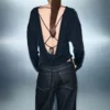 Top mit drapiertem Ausschnitt Top mit drapiertem Ausschnitt