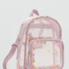 Transparenter Konfetti-Rucksack