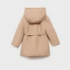 Trenchcoat mit Fellfutter