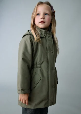 Trenchcoat mit Kapuze