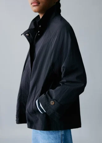 Trenchcoat mit Knopfdetail