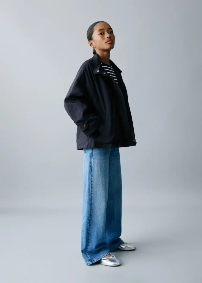 Trenchcoat mit Knopfdetail Trenchcoat mit Knopfdetail