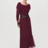 Trägerloses Kleid mit Rüschen