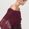 Trägerloses Kleid mit Rüschen