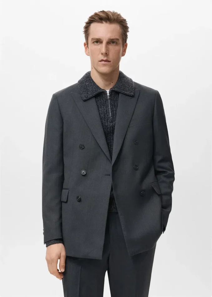 Turin Zweireiher-Anzugjacke 100 % Wolle Turin Zweireiher-Anzugjacke 100 % Wolle
