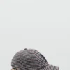Tweed-Kappe mit Buchstabe