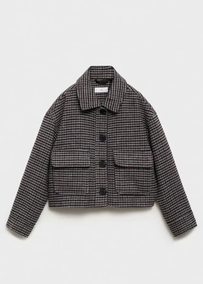 Tweed-Wollmantel Tweed-Wollmantel