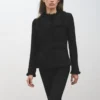 Tweedjacke mit ausgefransten Enden Tweedjacke mit ausgefransten Enden