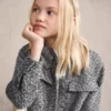 Tweedjacke mit Lurex-Details Tweedjacke mit Lurex-Details