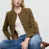 Tweedjacke mit Schmuckknöpfen Tweedjacke mit Schmuckknöpfen