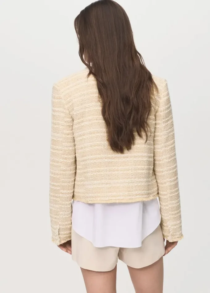 Tweedjacke mit Schmuckknöpfen Tweedjacke mit Schmuckknöpfen