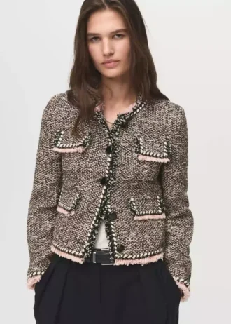 Tweedjacke mit Taschen