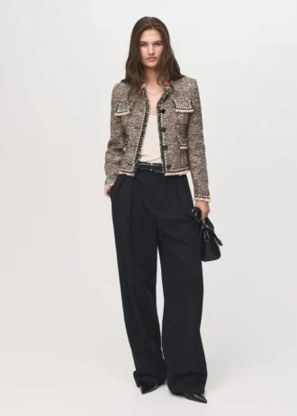 Tweedjacke mit Taschen